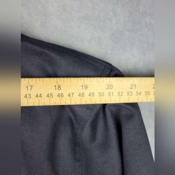 Season Men Fall Twill‎ Men Navy Blue Canadian Jacket Size XL - Picture 11 of 13